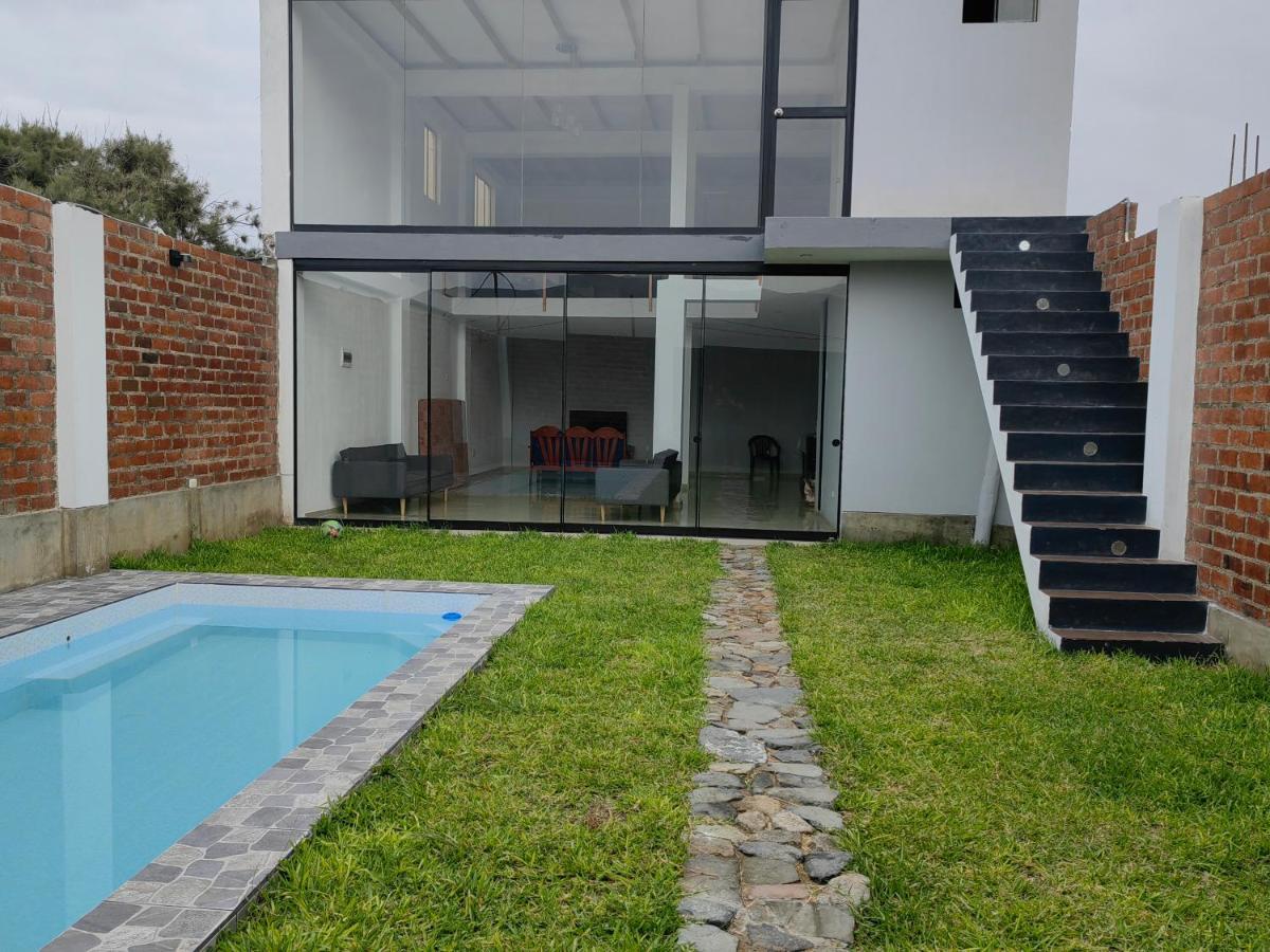 Casa De Playa Con Piscina Villa Ancon Bagian luar foto