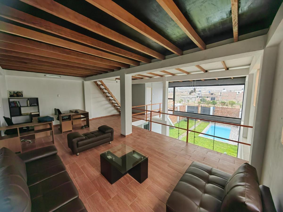 Casa De Playa Con Piscina Villa Ancon Bagian luar foto