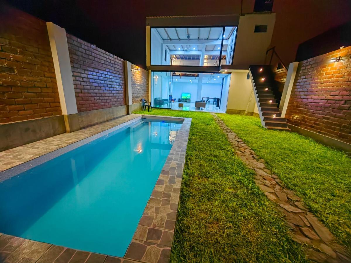 Casa De Playa Con Piscina Villa Ancon Bagian luar foto