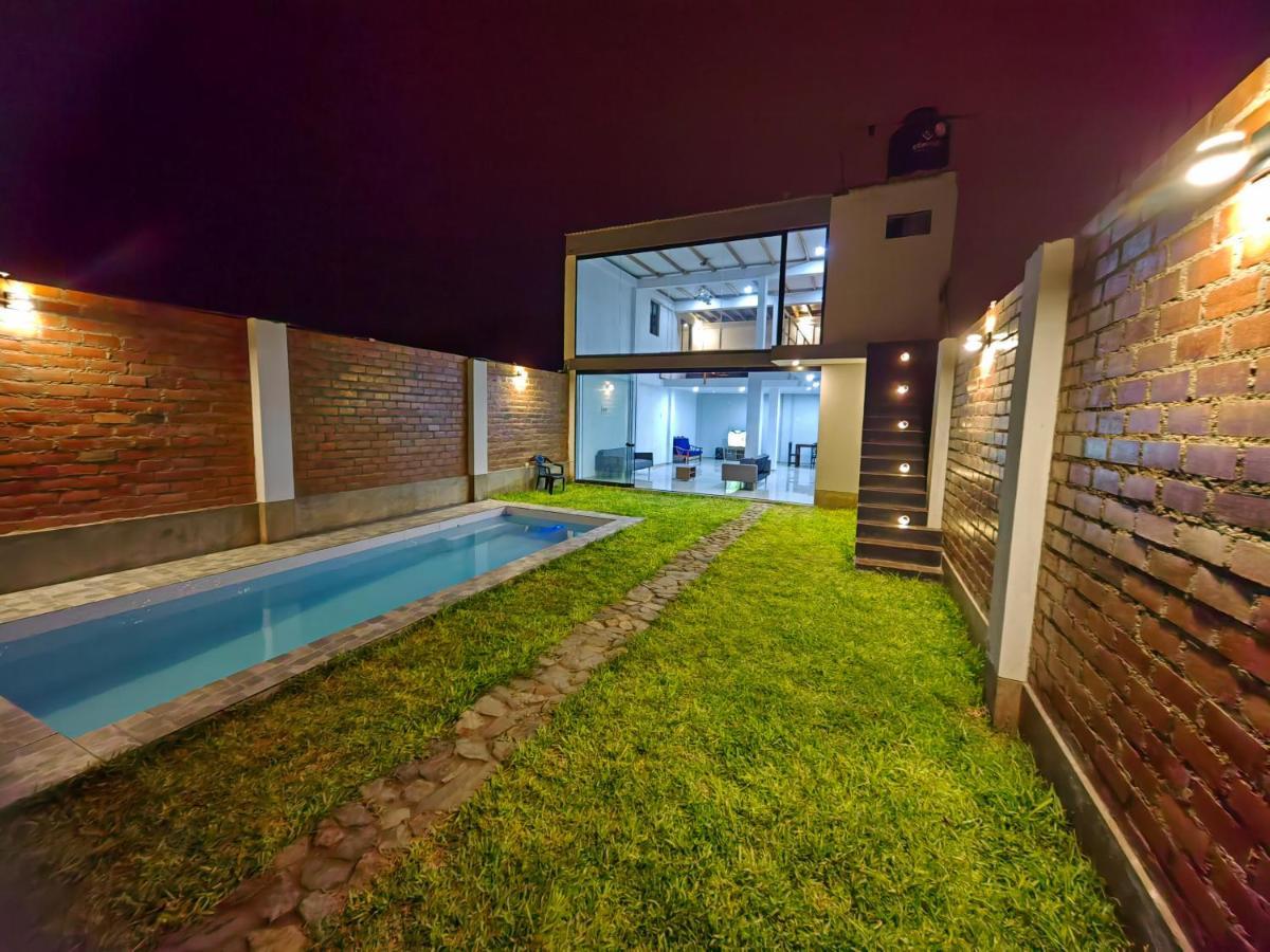 Casa De Playa Con Piscina Villa Ancon Bagian luar foto