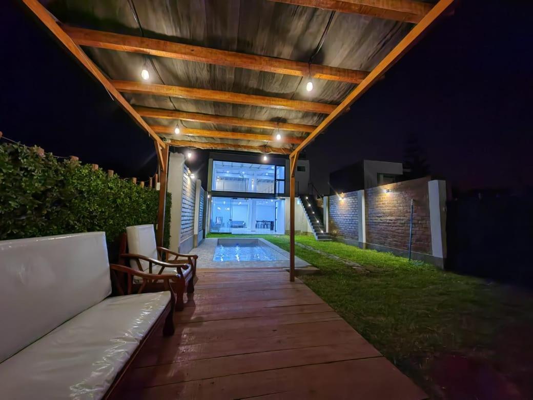Casa De Playa Con Piscina Villa Ancon Bagian luar foto