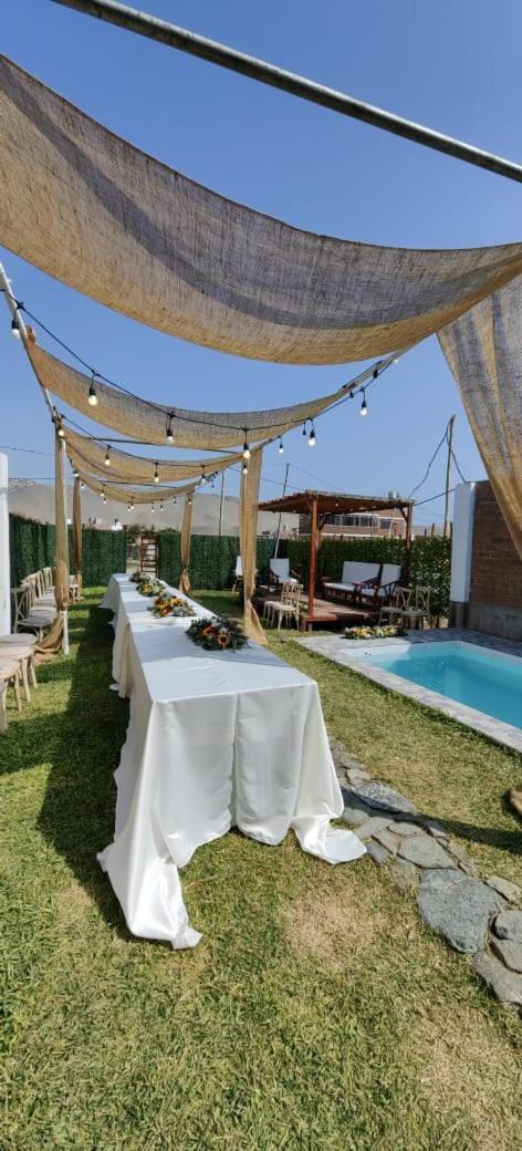 Casa De Playa Con Piscina Villa Ancon Bagian luar foto