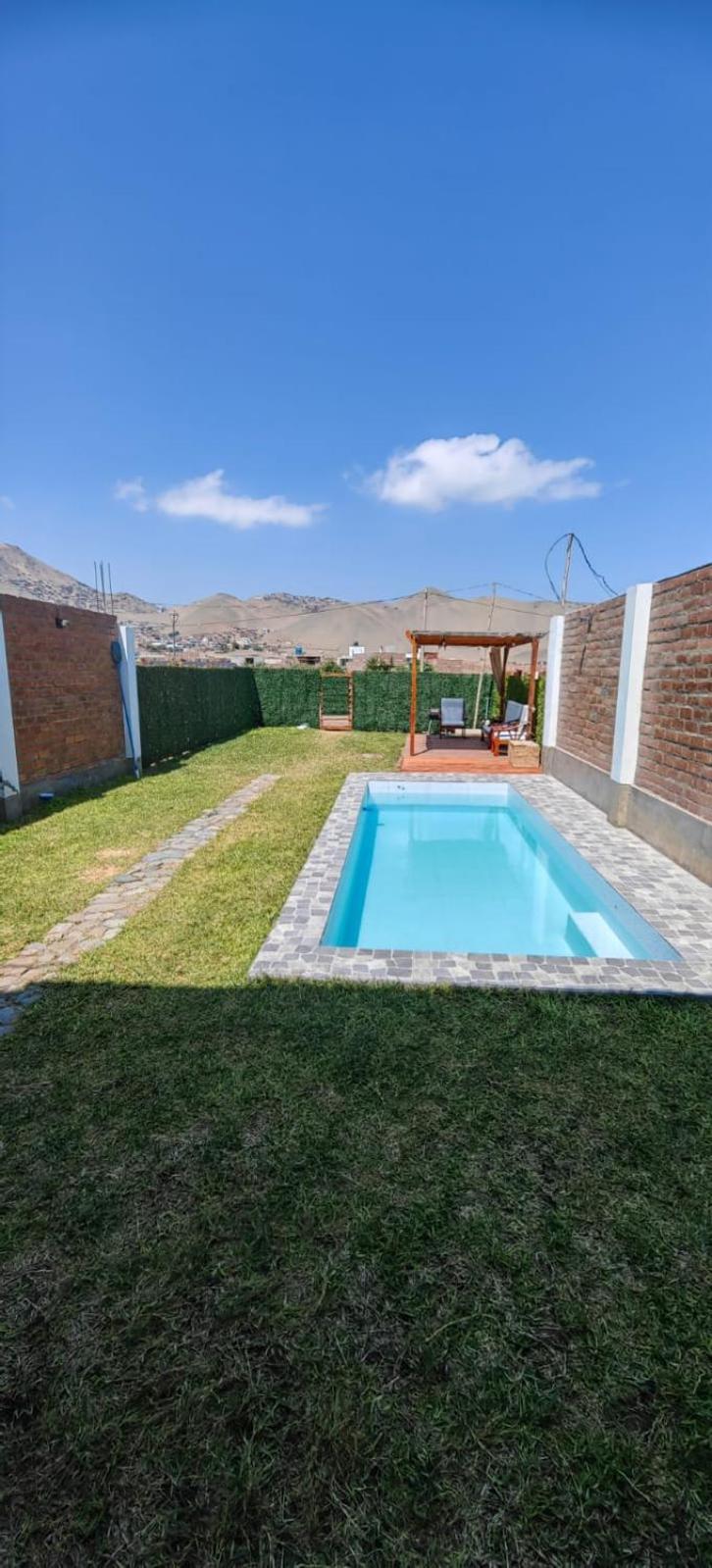 Casa De Playa Con Piscina Villa Ancon Bagian luar foto